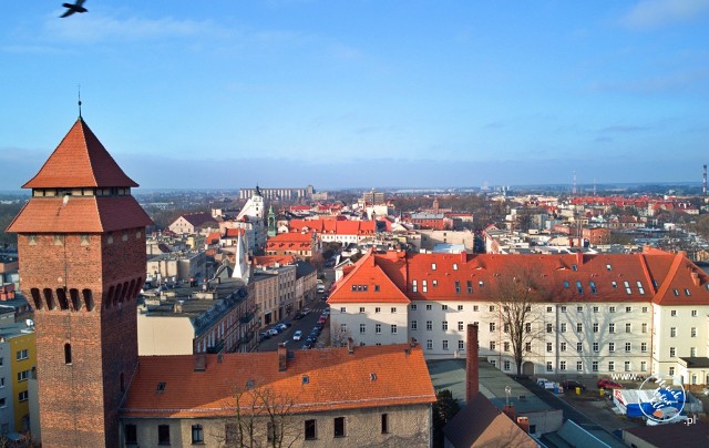 Kluczbork z lotu ptaka w obiektywie Artur Nowaka.