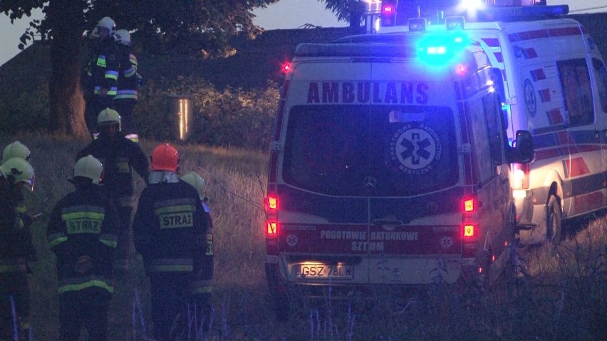 Pożar w Waplewku w powiecie sztumskim [24.06.2018]