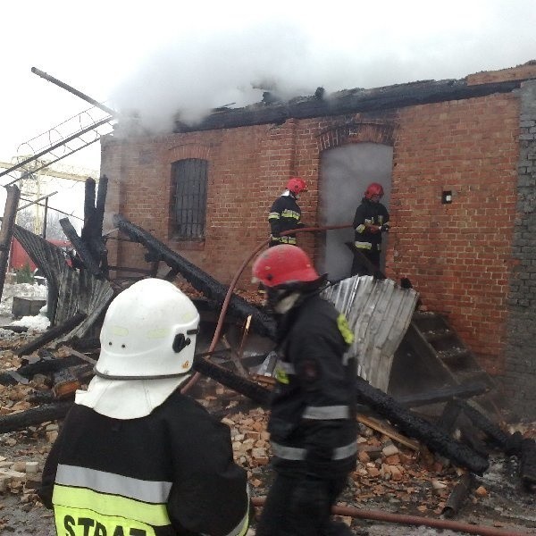 Płonęły budynki gospodarcze w Nowej Wsi Wielkiej, pożar gasiło dziesięć jednostek straży [zdjęcia, wideo]