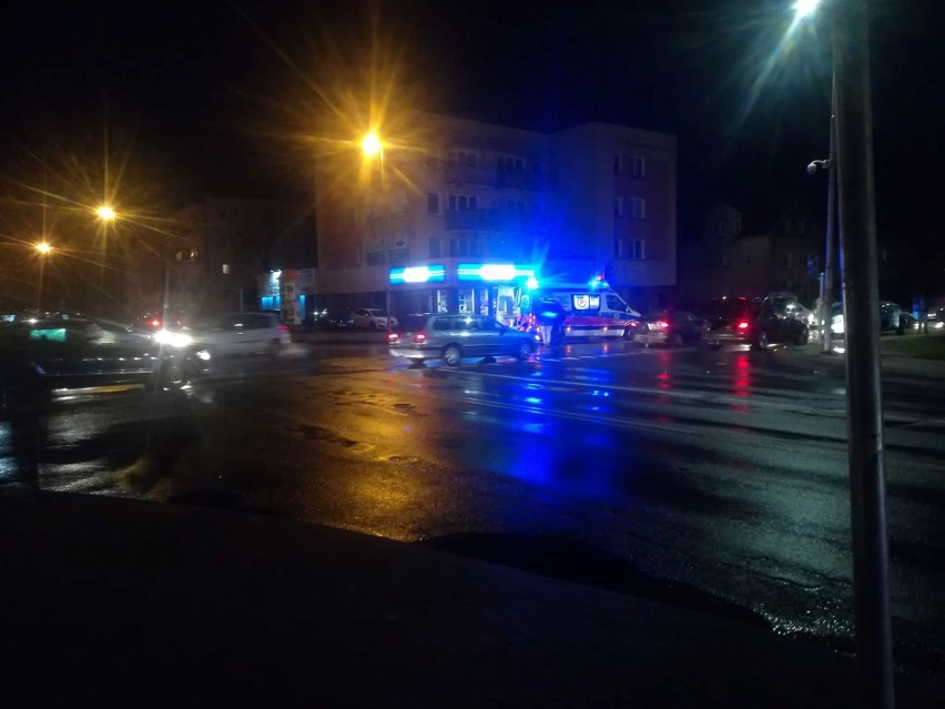 Potrącenie rowerzysty w Koszalinie. Poszkodowany trafił do szpitala