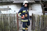 Pożar w Zbydniowie. Zapaliło się w drewnianym domu