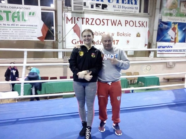 Martyna Szyluk z Klubu Sportowego Cristal Pruszynka Białystok zdobyła srebro