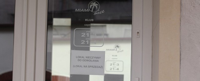 Klub Miami Nice został zamknięty