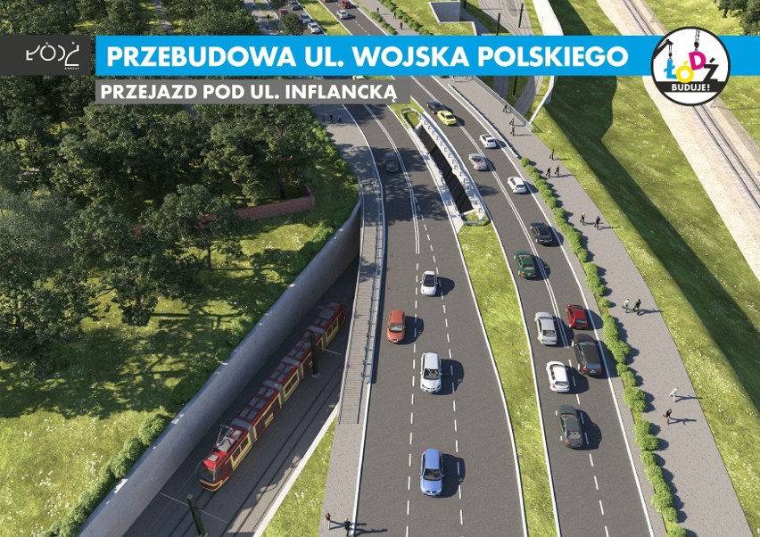 Przebudowa ulicy Wojska Polskiego w Łodzi. Wielki remont