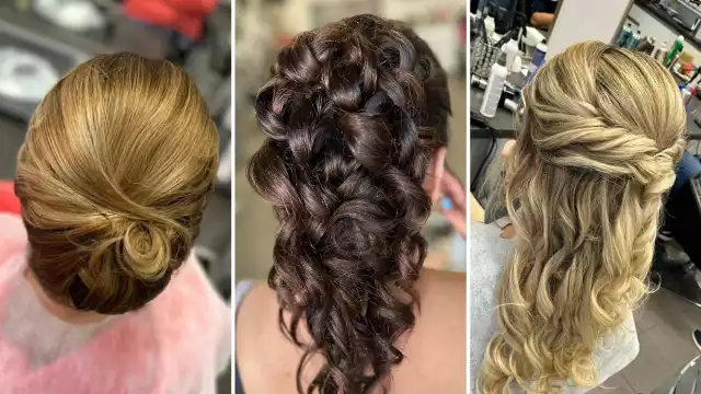 Zobacz w galerii zdjęcia fryzur okolicznościowych z kujawsko-pomorskich salonów fryzjerskich, idealne na studniówkę lub wesele