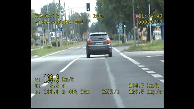 Grupa SPEED patrolowała ul. Fordońską w Bydgoszczy w niedzielę 30 lipca. Trzech kierowców przekroczyło prędkość o 50 km/h, dlatego stracili prawo jazdy.