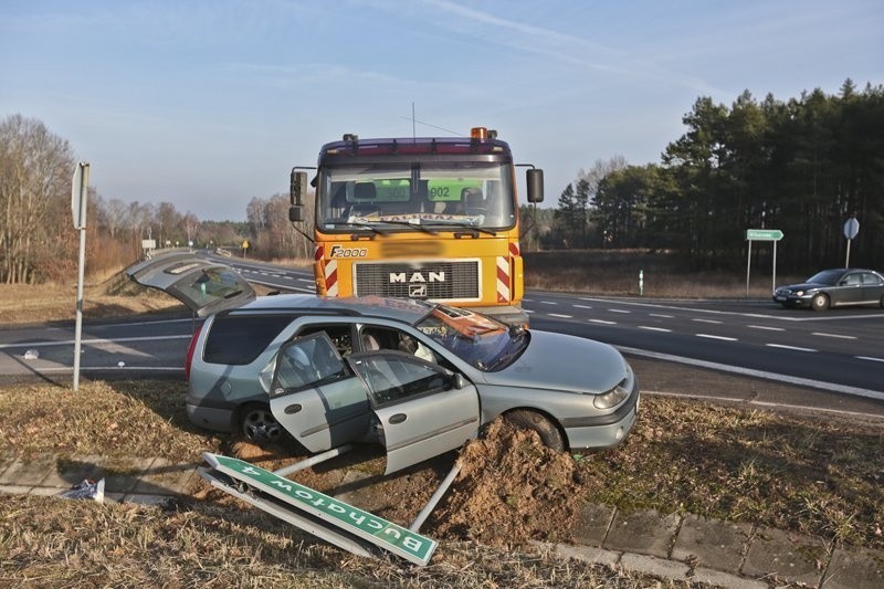 Kierowca ciężarowego mana w piątek, 16 grudnia, zmiótł ze...