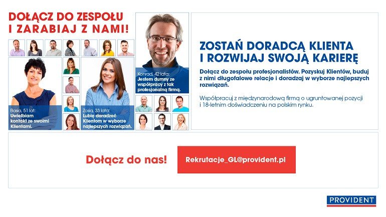 1000 nowych miejsc dla Doradców Klienta w Providencie | Polska Times