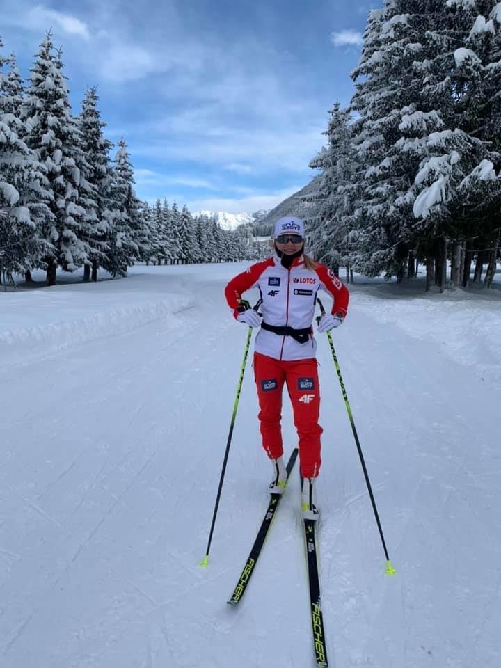 Monika Skinder w reprezentacji Polski na zawody Pucharu Świata w szwajcarskim Davos