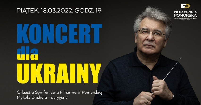 Na koncert dla Ukrainy 18 marca zaprasza Filharmonia...