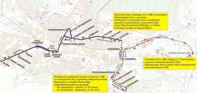 Będzie kolejna linia autobusowa łącząca centrum miasta z Kapuściskami. To nie koniec zmian