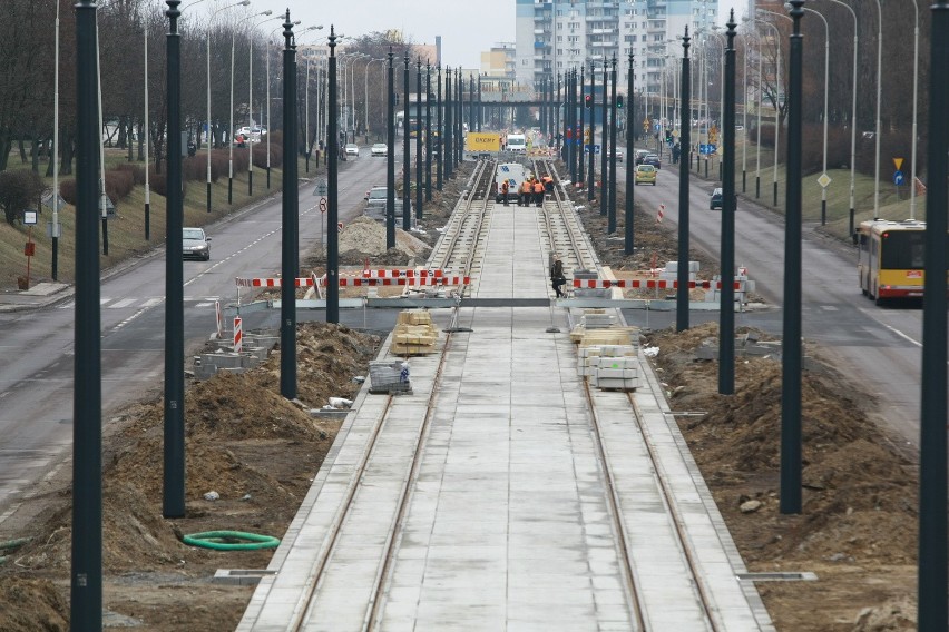 Trasa W-Z. Budowa pętli tramwajowo-autobusowej na Wyszyńskiego [WIZUALIZACJA+ZDJĘCIA]