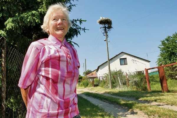 Anna Motylewska w ubiegłym roku pełniła rolę bocianiej mamy...