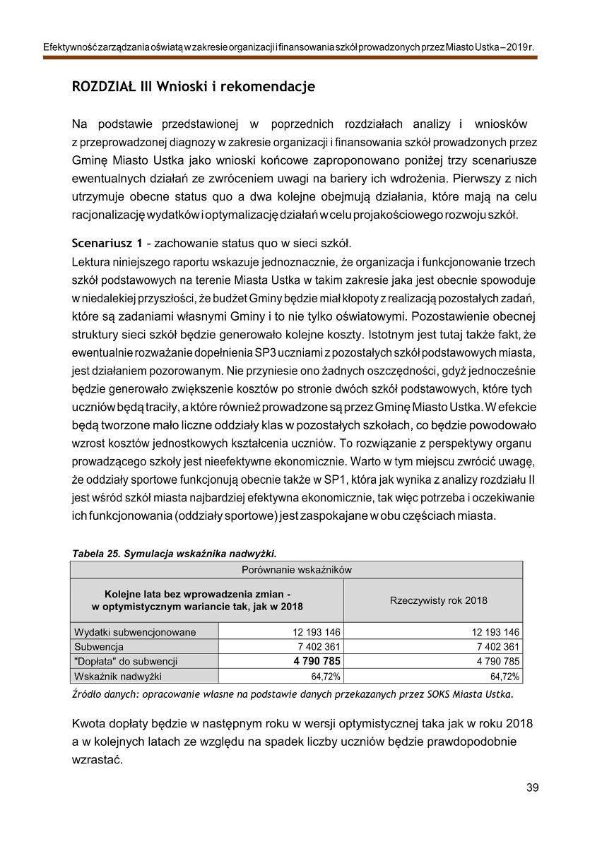 W Ustce szykuje się rewolucja oświatowa. Szkoła podstawowa nr 3 przestanie istnieć?