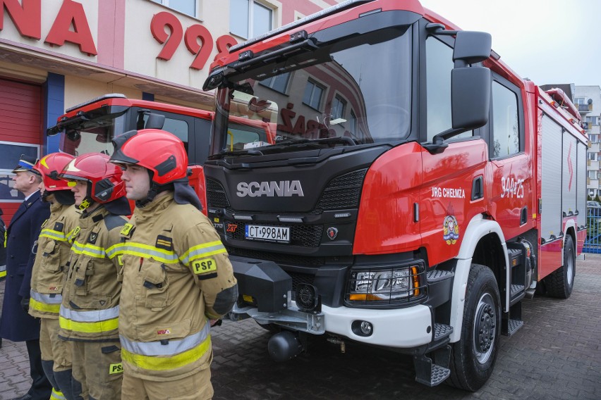 Strażacy z Torunia i powiatu toruńskiego otrzymali cztery...