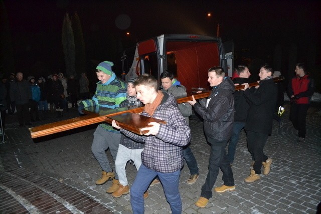 Symbole Światowych Dni Młodzieży są już w powiecie rybnickim