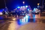 Libiąż. Nocne zderzenie trzech samochodów osobowych. Na szczęście nikomu nic się nie stało