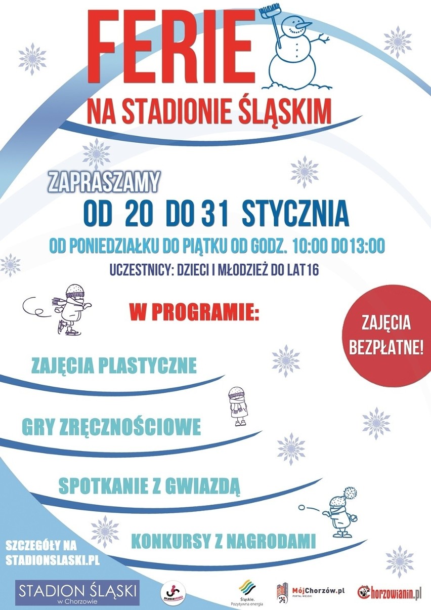 Ferie 2014 na Stadionie Śląskim: Bezpłatne atrakcje sportowe i rekreacyjne [ZDJĘCIA]