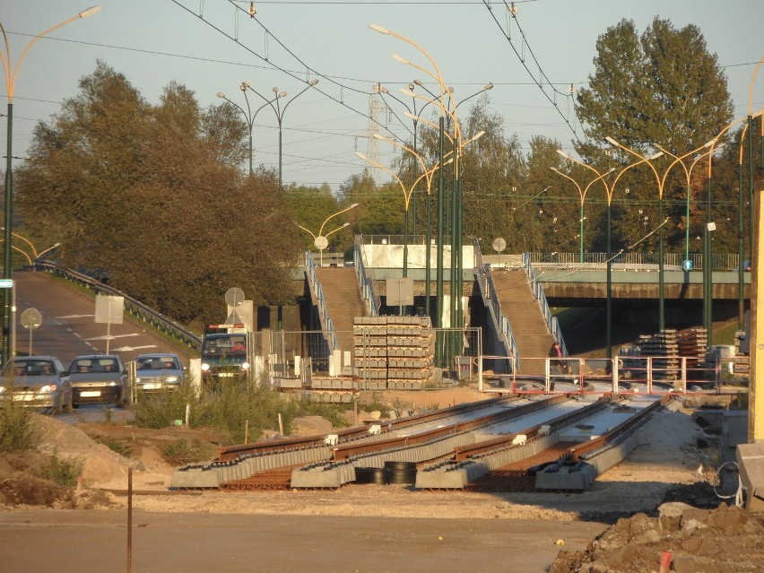 Remont linii tramwajowej 15 w Sosnowcu