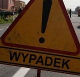 Wypadek pod bramą wjazdową do ZCh Police