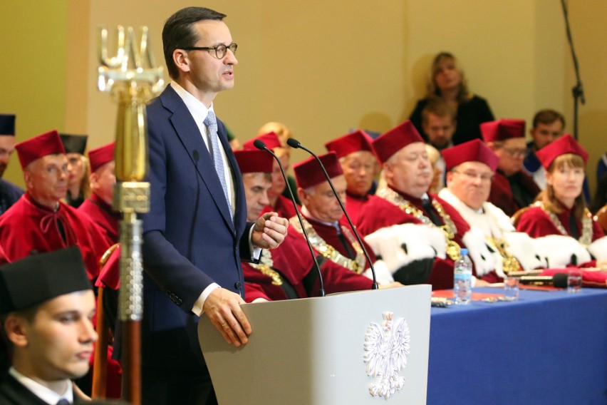 Inauguracja roku akademickiego na Uniwersytecie Medycznym w Lublinie. Gościem Mateusz Morawiecki [ZDJĘCIA]