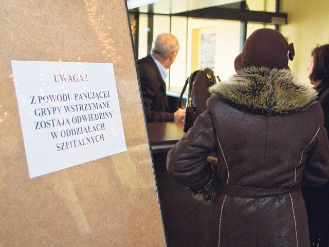 W kołobrzeskim szpitalu zakaz odwiedzin stał się faktem. Ostatni raz wprowadzono go trzy lata temu, gdy trafił tu pacjent z podejrzeniem świń-skiej grypy. 