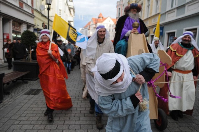 Orszak Trzech Króli 2014 w Zielonej Górze.