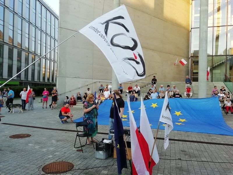 Demonstracja pod Sądem Okręgowym w Katowicach, 23 lipca 2018...