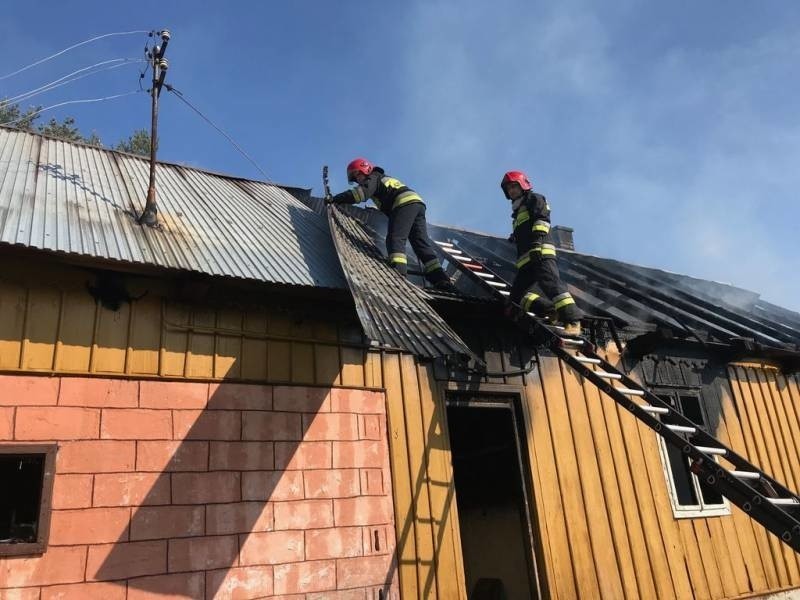 55-latek zginął w pożarze domu w Witowicach Dolnych