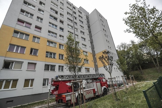 Do pożaru doszło w poniedziałek, 12 sierpnia, w wieżowcu przy ul. Władysława IV. Paliło się mieszkanie na dziewiątym pietrze. Na miejsce pożaru przyjechały cztery jednostki straży pożarnej. Z mieszkania na dziewiątym piętrze wydobywał się gęsty dym. Do środka weszli strażacy oraz policjanci. Policjanci wynieśli z mieszkania pijanego mężczyznę. Ranny został zabrany karetką do szpitala. Strażacy szybko opanowali niebezpieczną sytuację oraz oddymili klatkę schodową.WIDEO: Pożar kamienicy przy ul. Wandy w Zielonej Górze