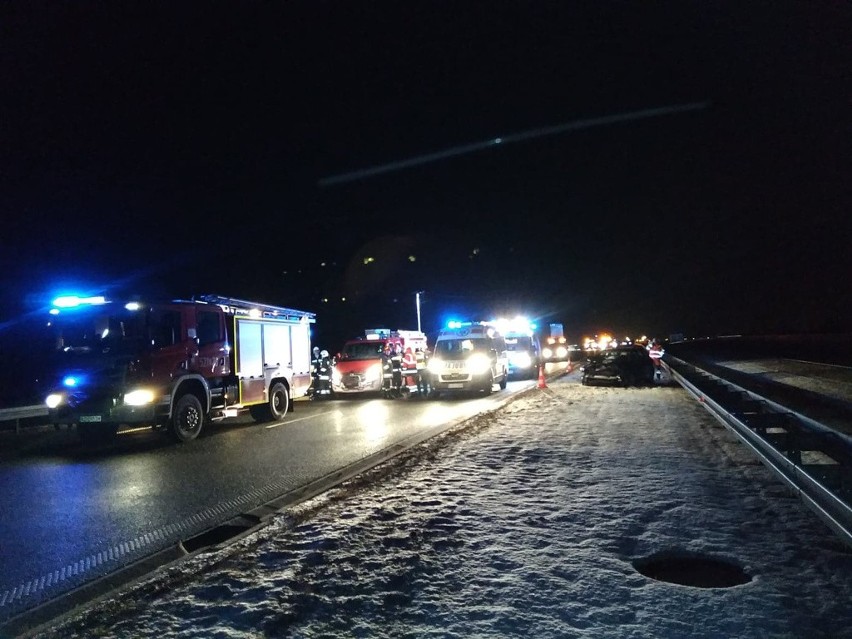 W niedzielę około godziny 19 na autostradzie A4, na...