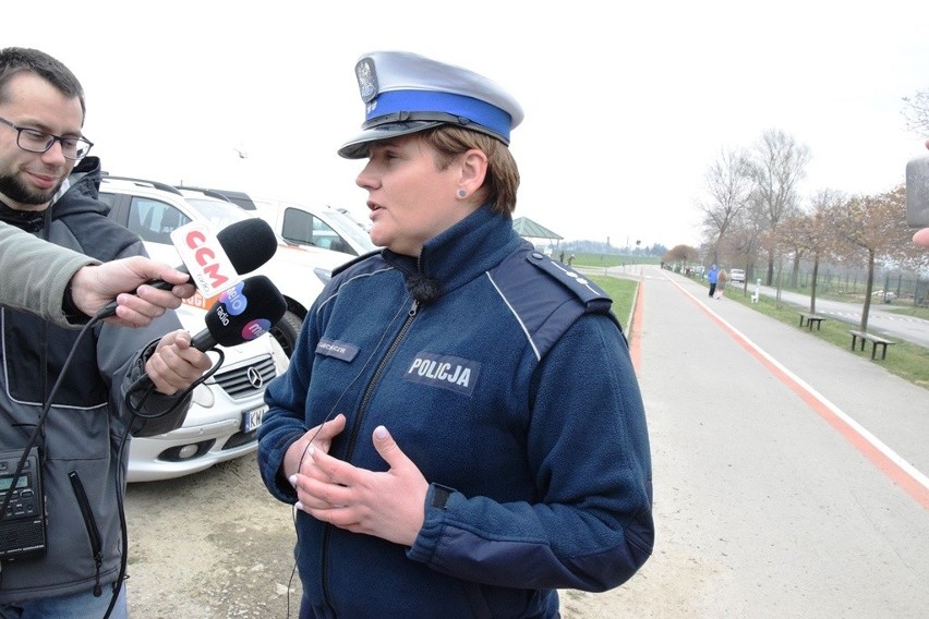 Policjanci w Bielsku-Białej polowali na rowerzystów. Pomagał im świetny kolarz ZDJĘCIA