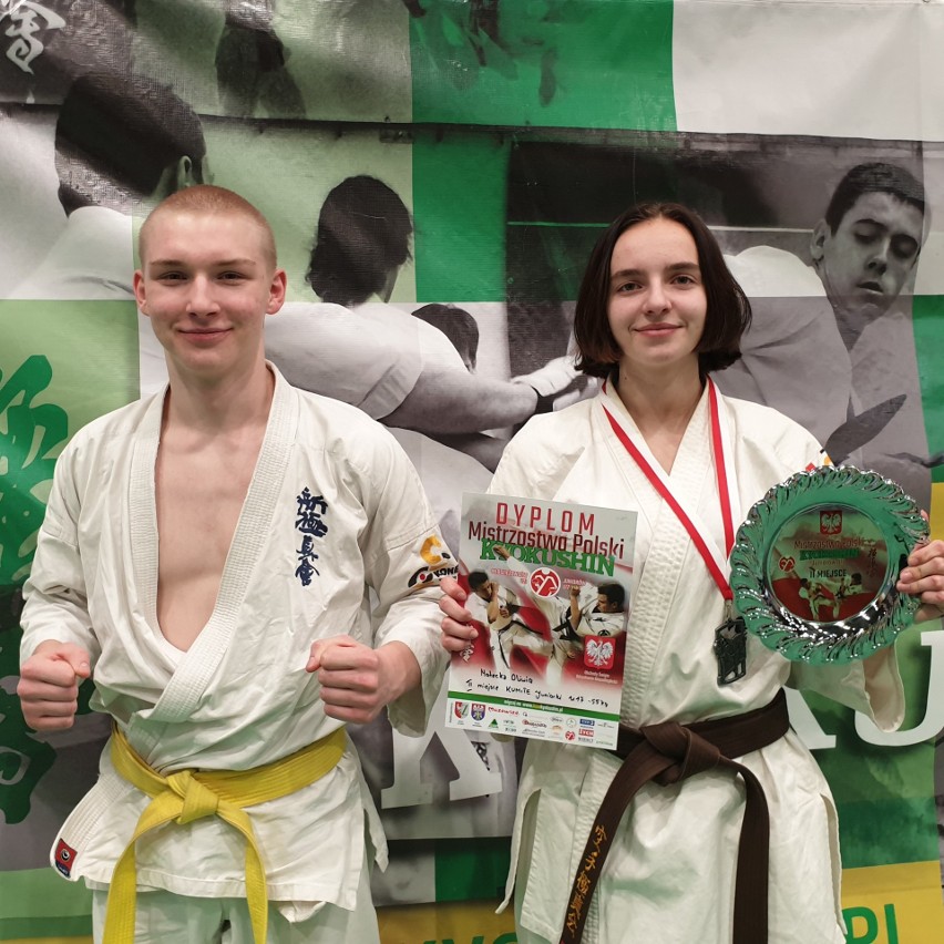 Oliwia Małecka z Koneckiego Klubu Karate Kyokushin został wicemistrzynią Polski [ZDJĘCIA]