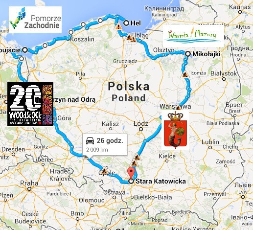 Volkswagenem ogórkiem dookoła Polski: Jadymy larmować z Katowic na Woodstock i jeszcze dalej