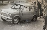 Drogowe Podlasie z lat 80'. Wypadki maluchów, polonezów i syrenek. Zobacz archiwalne zdjęcia cudów techniki tamtej epoki