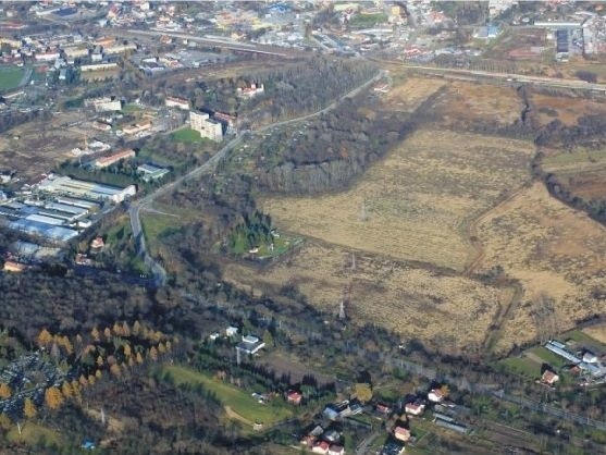 Widok z lotu ptaka na przemyską strefę.