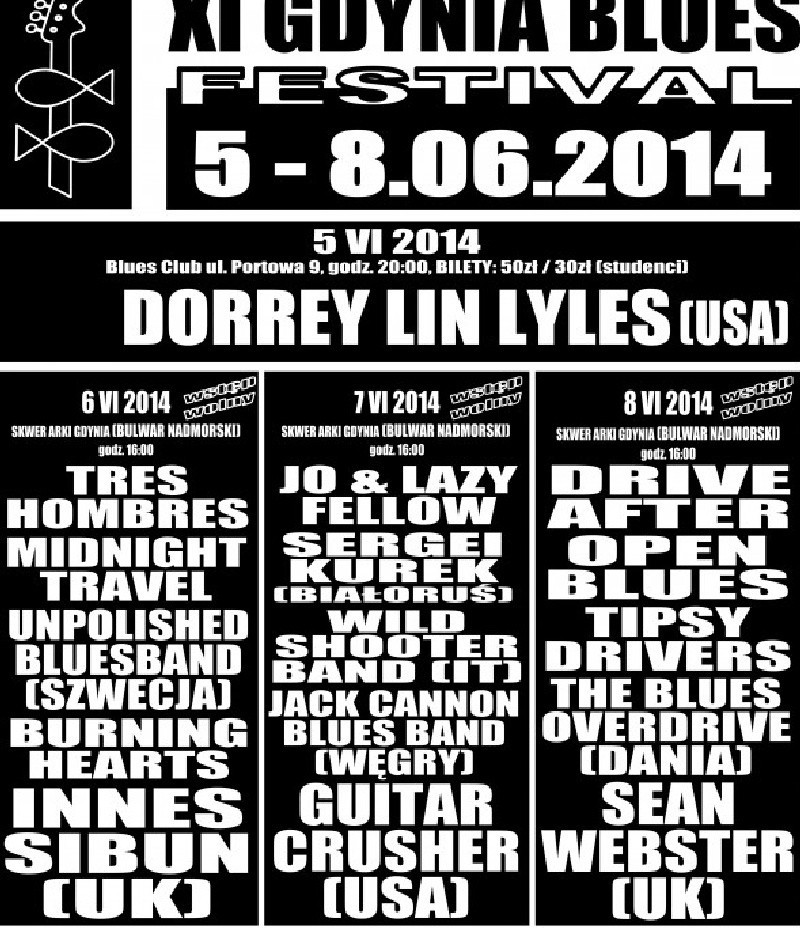 Gdynia Blues Festival 2014 już w czwartek. Dorey Lynn Lyles zaśpiewa w Bleus Clubie [PROGRAM]