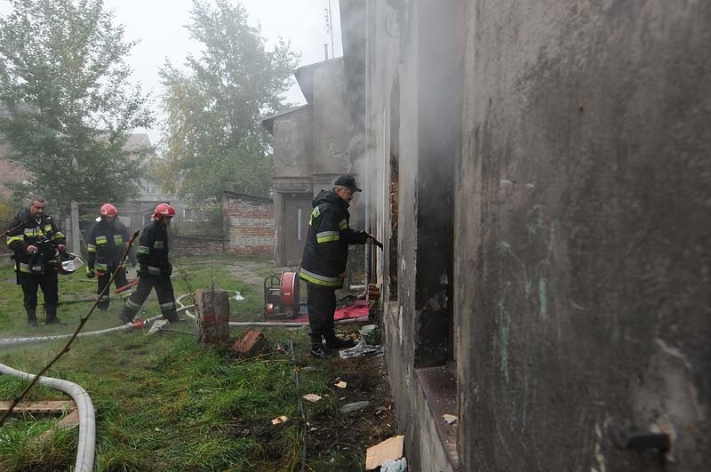 Pożar kamienicy na ul. Śląskiej