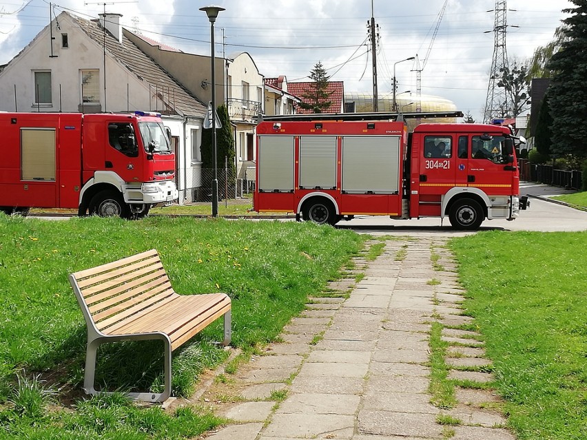 Ewakuacja Gimnazjum nr 12 w Gdańsku 26.04.2018. Ktoś...