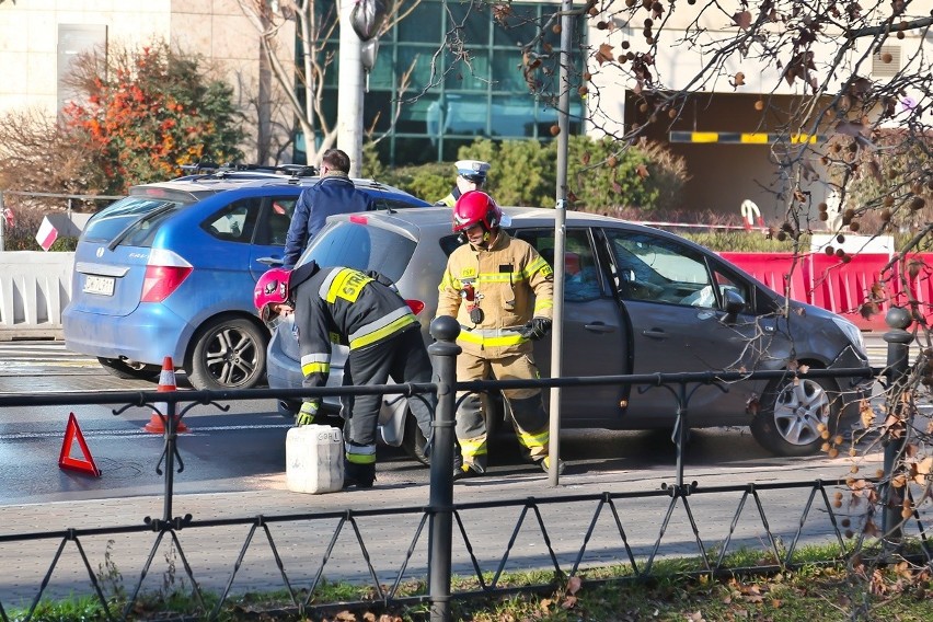 Karambol na Podwalu. Duże utrudnienia w centrum Wrocławia 