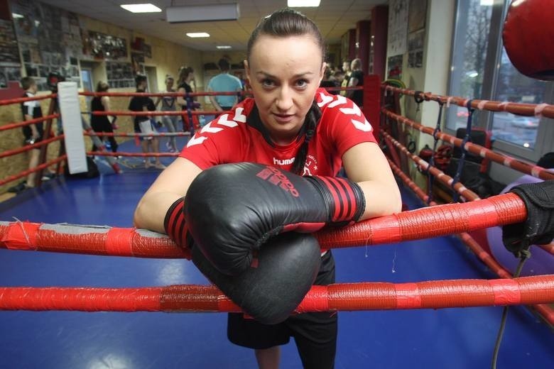 Sandra Drabik, pięściarka Kick Boxing Kielce...