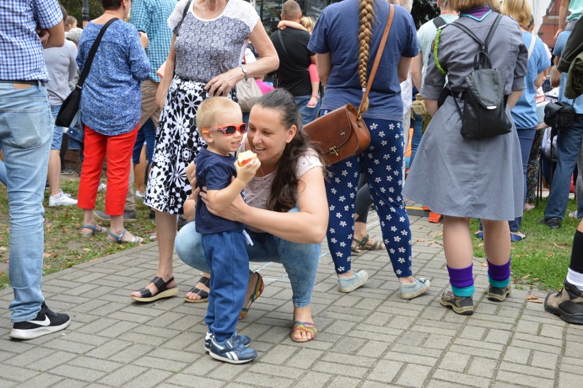 Piknik rodzinny na placu Wolności w Opolu.