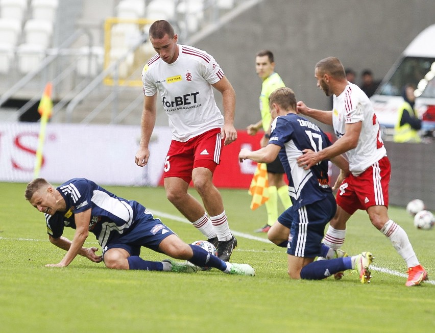 ŁKS - Termalica 1:1. Błyskawiczny gol i zmarnowane setki łodzian