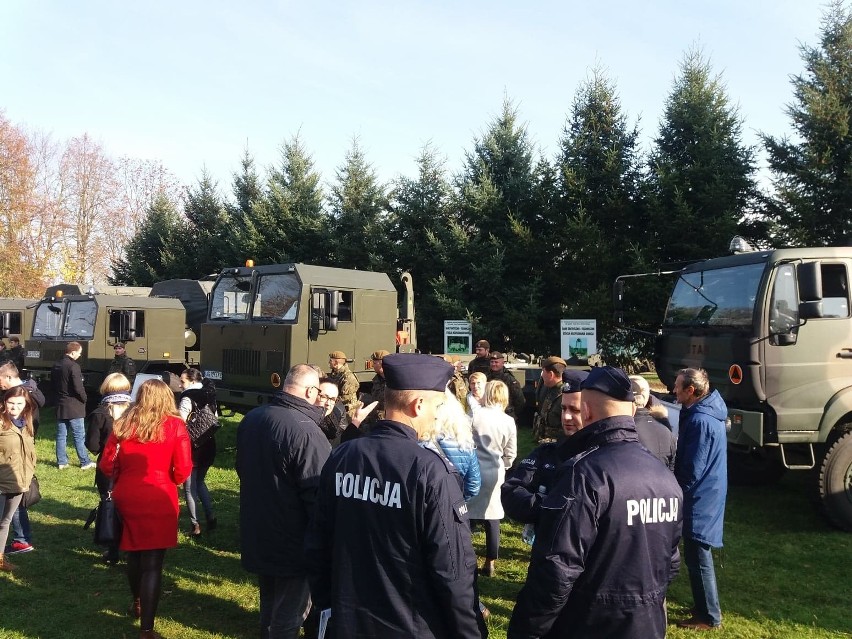 Podczas warsztatów "Parasol" w Grójcu terytorialsi...