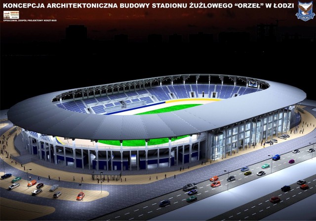 Tak ma wyglądać nowy żużlowy stadion w Łodzi.