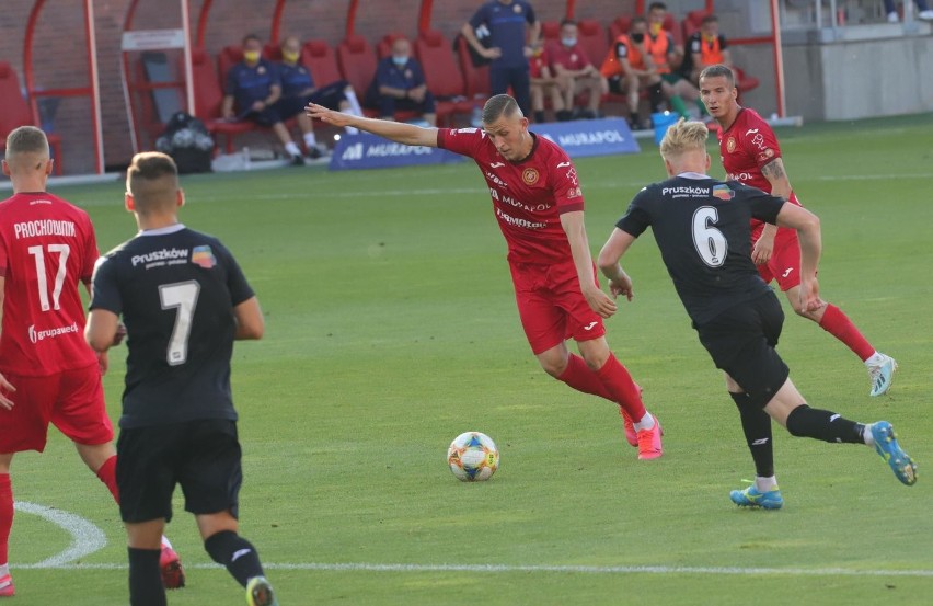 Lodz 25-07-2020 stadion rts widzew mecz o awans o wejscie do...