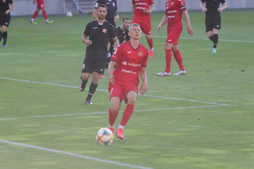 Lodz 25-07-2020 stadion rts widzew mecz o awans o wejscie do...