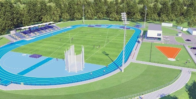 Wizualizacja zmodernizowanego stadionu miejskiego w Gubinie, która krąży w sieci już od ok. dwóch lat!