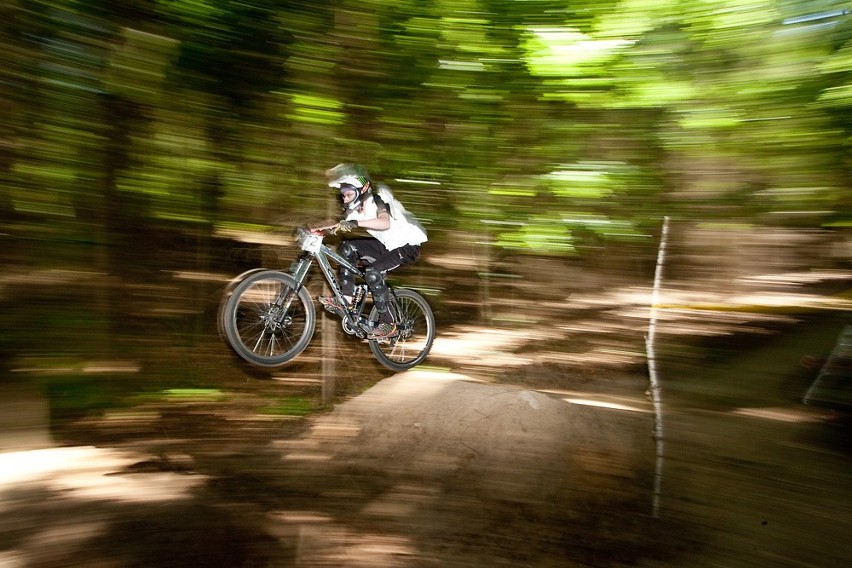 Na nowo otwartym słupskim Bikeparku odbyły się zawody "Freeride Contest Słupsk"