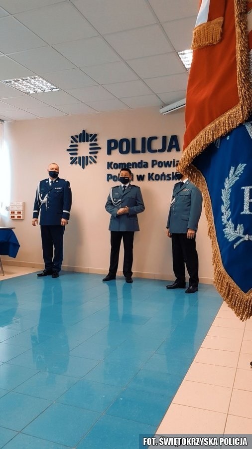 Rafał Zieliński już oficjalnie szefem policjantów w powiecie koneckim